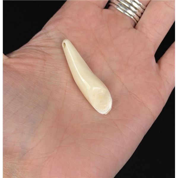 Alaskan Inuit Eskimo Carved Ivory Pendant