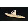 Image 2 : Alaskan Inuit Eskimo Carved Bone Kayaker
