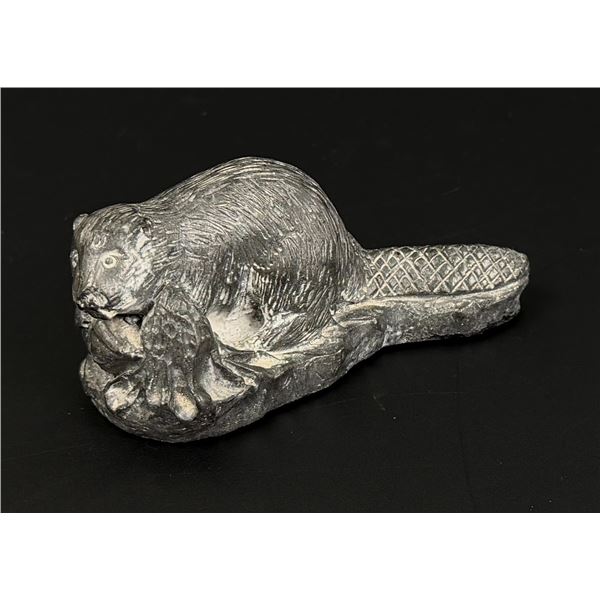Nick Andres Alaskan Inuit Eskimo Carved Beaver