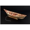 Image 1 : Victor Swan Alaskan Inuit Eskimo Miniature Canoe