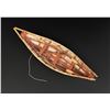 Image 2 : Victor Swan Alaskan Inuit Eskimo Miniature Canoe