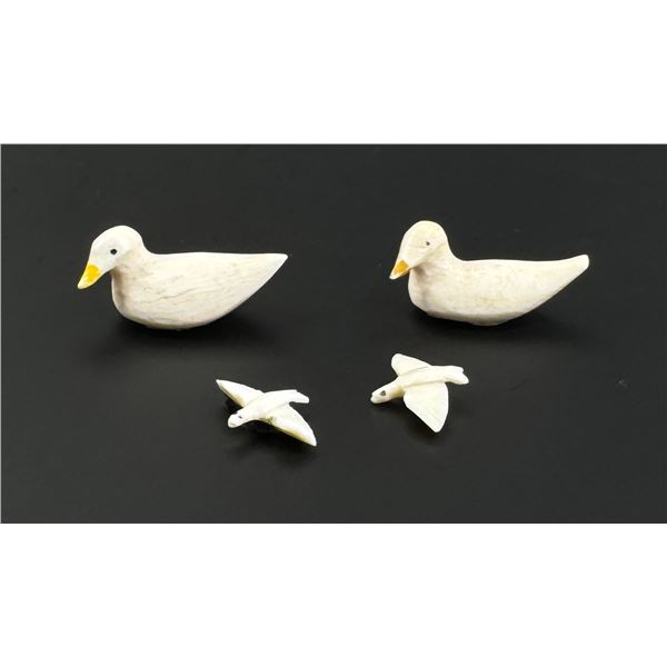 Alaskan Inuit Eskimo Ivory Sea Birds