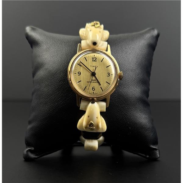 Alaskan Inuit Eskimo Ivory Watch Band Bracelet