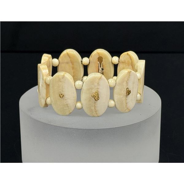 Alaskan Inuit Eskimo Carved Ivory Bracelet