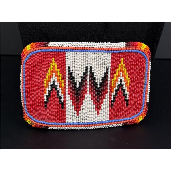 Blackfoot Native American Indian Beaded Buckle
