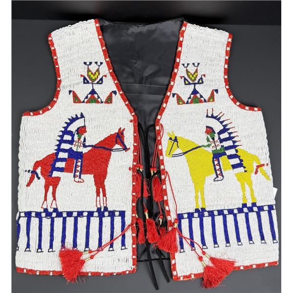 Beaded Native American Indian Style Vest