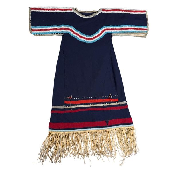 Flathead Native American Indian Beaded Dress