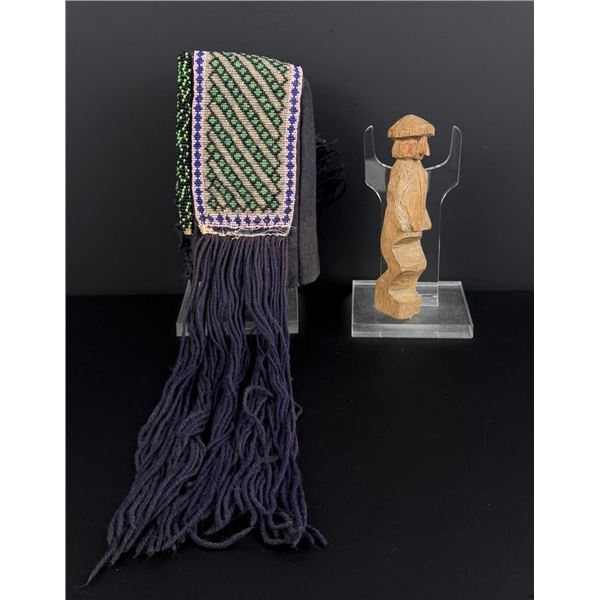 Arikara Native American Indian Beaded Doll Carrier