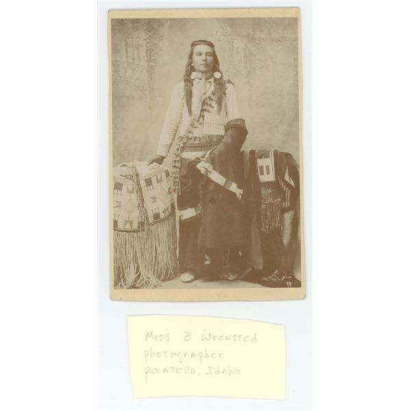 Wrenstead Idaho Nez Perce Indian Cabinet Photo