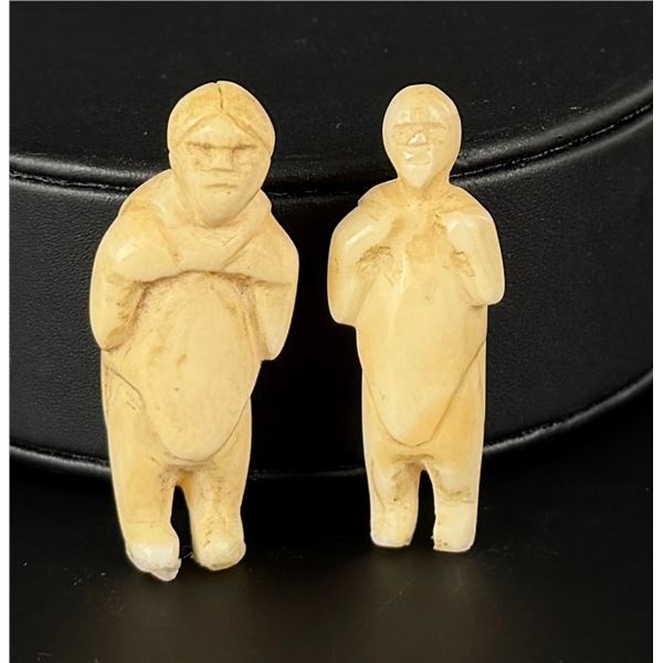 Madeleine Isserkut Kringayak Inuit Carved Family