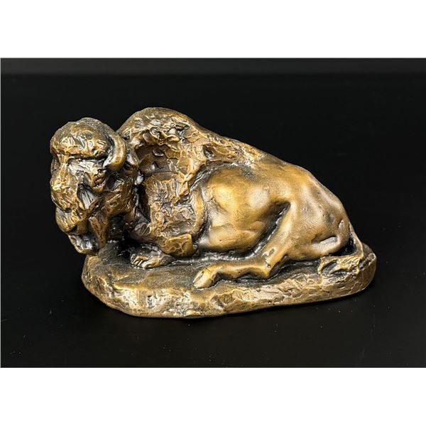 Daro Flood Reclining Buffalo Bronze