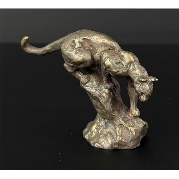 Philip R Goodwin Mountain Lion Bronze