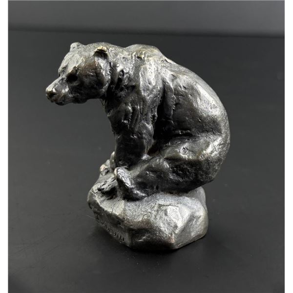 Philip R Goodwin Seated Bear Bronze