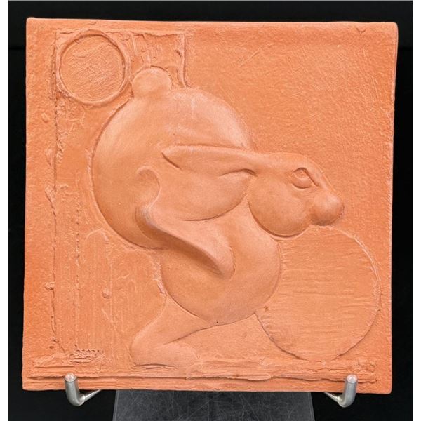 Tim Cherry Rabbit Stone Terracotta Tile