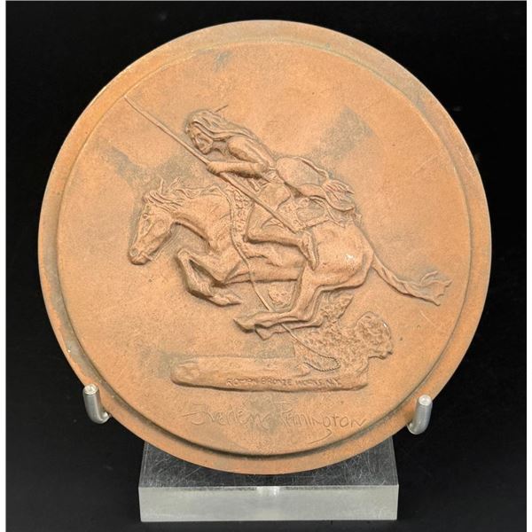 The Cheyenne Roman Bronze Works Remington Plaque