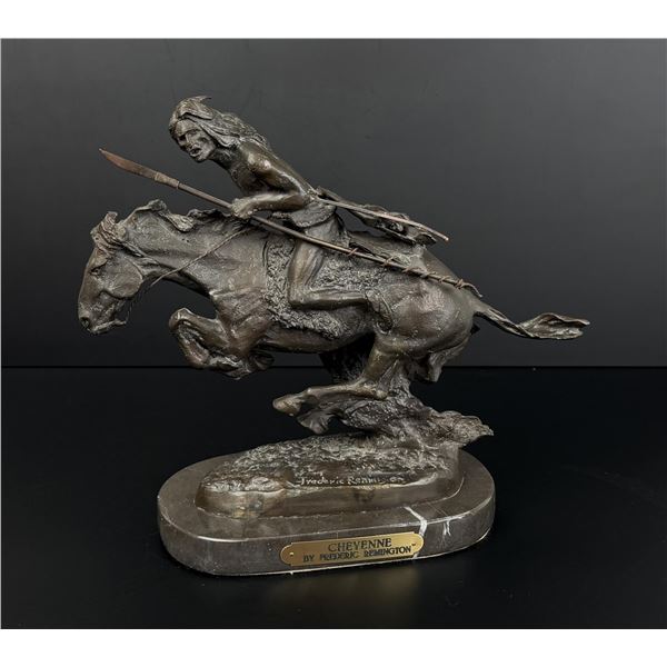 Frederic Remington Cheyenne Bronze