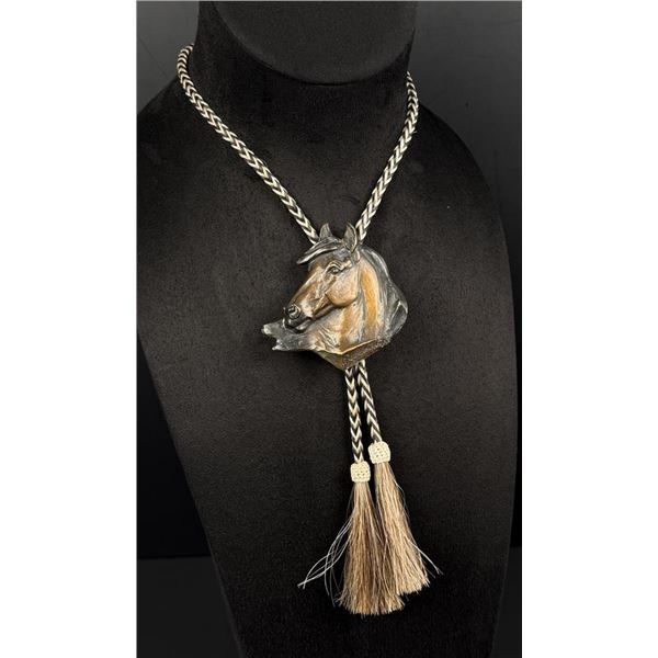 Veryl Goodnight Prix de West Horse Bolo Tie