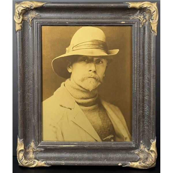Edward Curtis Self Portrait Orotone Photo