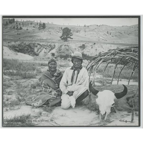 LA Huffman Montana Sweat Lodge Photo