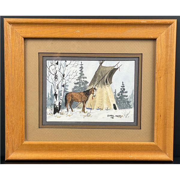 Laurell Ovitt Indian Winter Painting