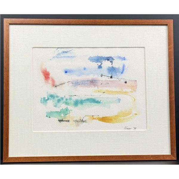 Ilaine Ilson Abstract Watercolor Painting