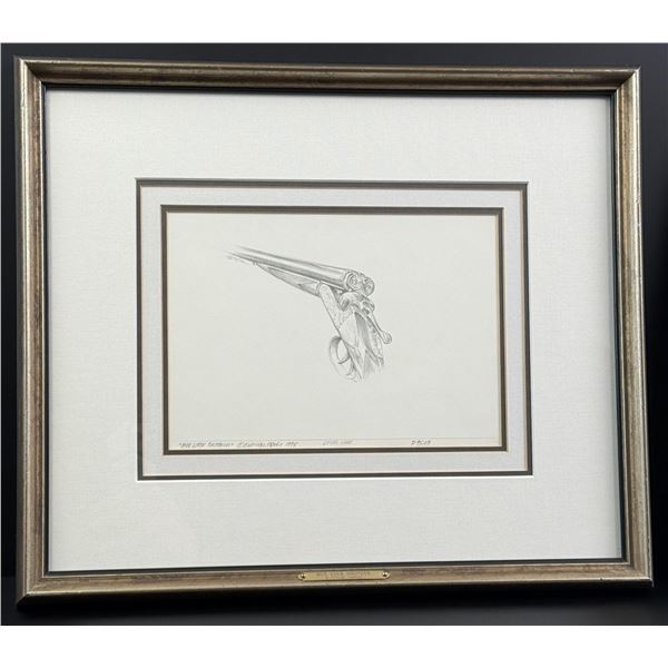 Eldridge Hardie Box Lock Shotgun Drawing