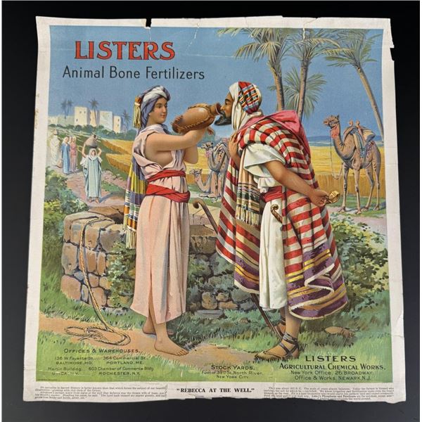 Listers Animal Bone Fertilizers Sign