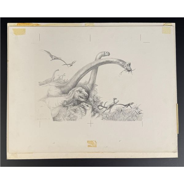 Jean Day Zallinger Dinosaur Drawing