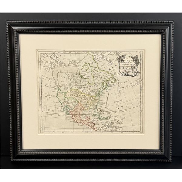 1781 French Map of North America