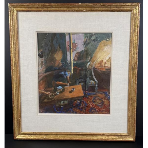 Robert Birmelin Smoke Filled Room Painting