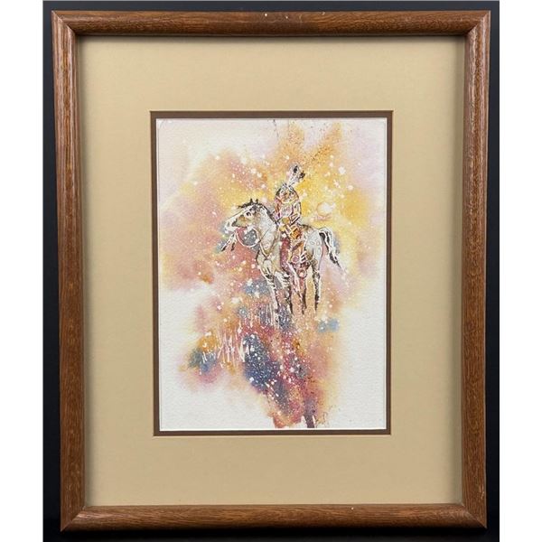 King Kuka Scout Blackfoot Indian Painting