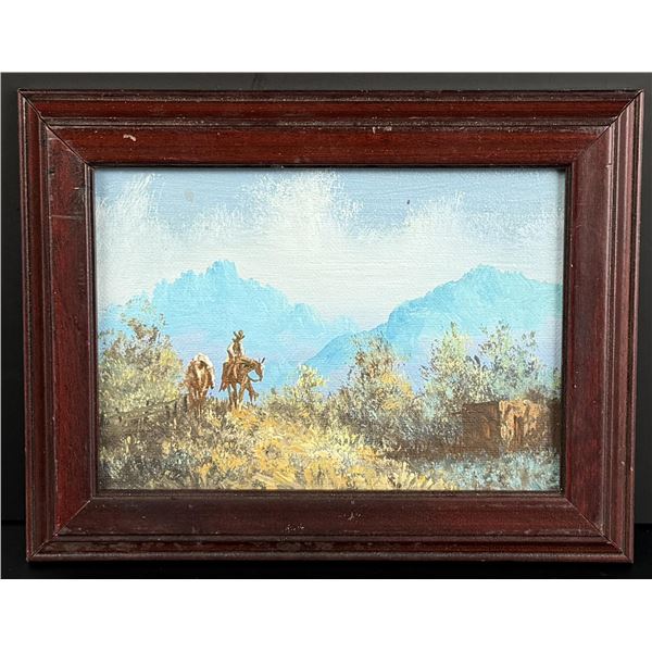 Lester Hughes Lone Ranger Painting