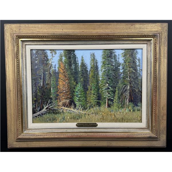Wilson Hurley Yellowstone Park Painting