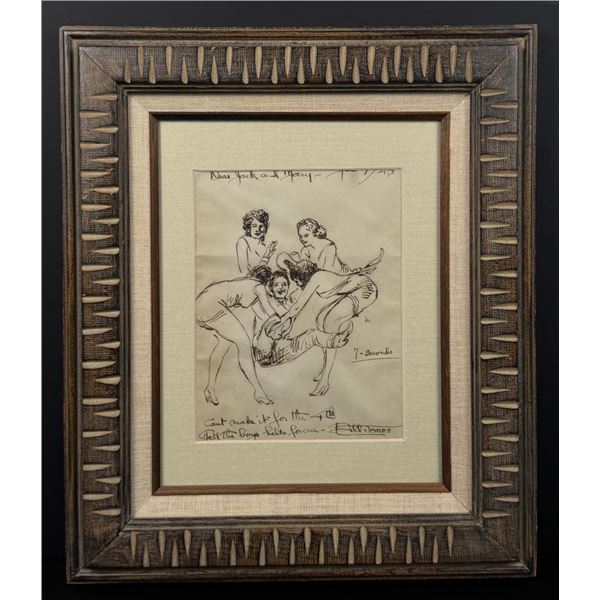 William Roderick James 7 Seconds Drawing