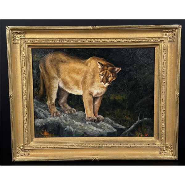 Greg Wilson Cougar Painting