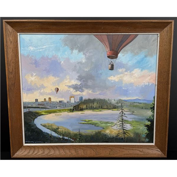 Frank Lovewell Hot Air Balloon Painting