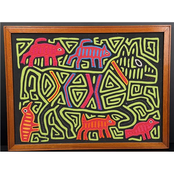 Panama Hand Stitched Kuna Mola Textile