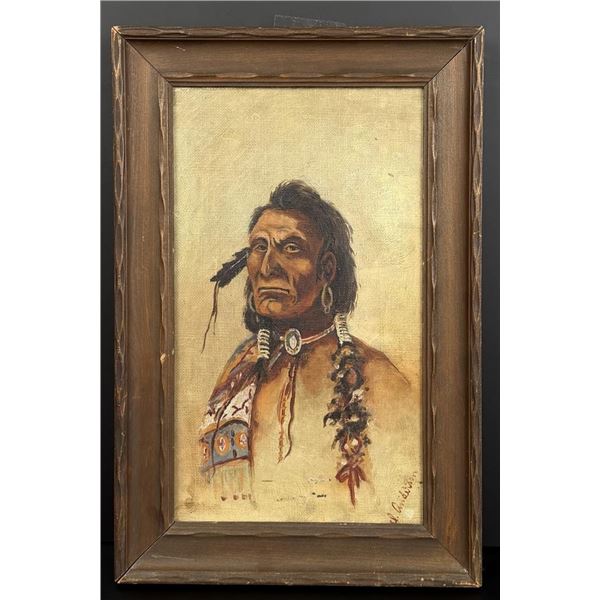 Anderson Butte Montana Indian Painting