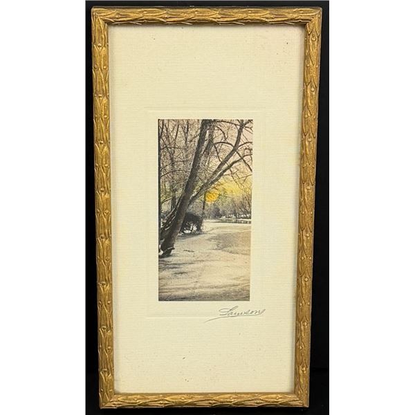 Lamson Nature Prints Hand Tinted Photo