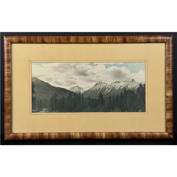 Canadian National Park Hand Tinted Photo