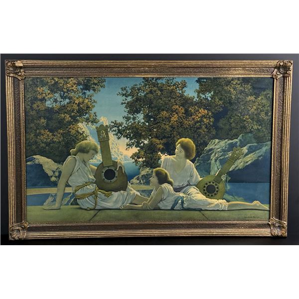 The Lute Players Maxfield Parrish Print