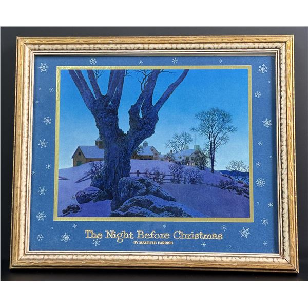 Night Before Christmas Maxfield Parrish Print