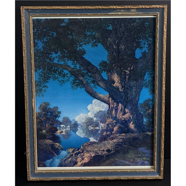 The Village Brook Maxfield Parrish Print
