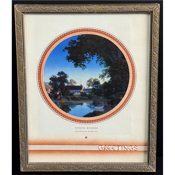Evening Shadows Maxfield Parrish Print