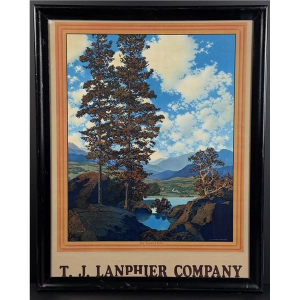 Thy Templed Hills Maxfield Parrish Calendar Top