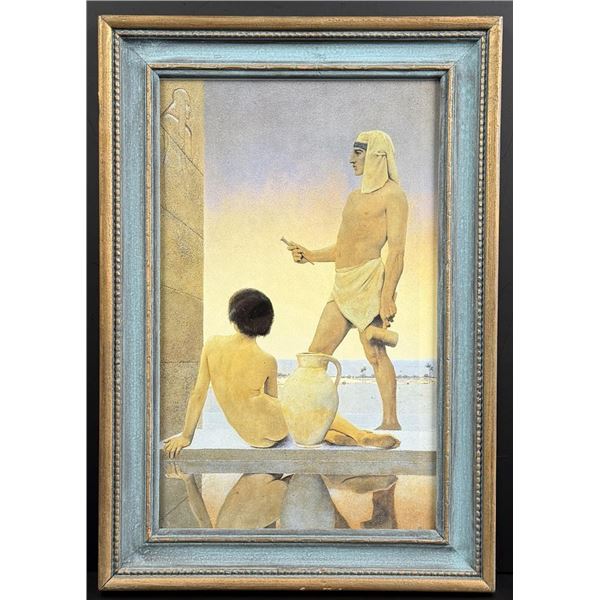 Egyptian Sculptor Egypt Maxfield Parrish Print