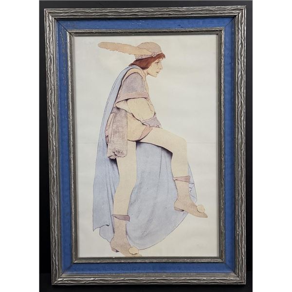 The Knave Watched Violetta Maxfield Parrish Print