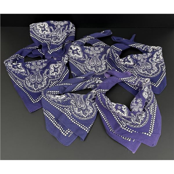 Vintage USA Made Color Fast Cowboy Bandanas