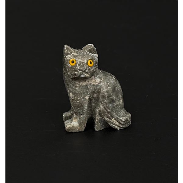 Carved Stone Cat Fetish