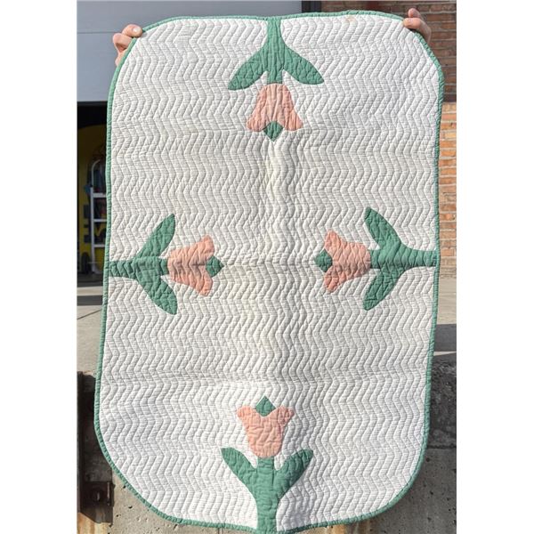 1930s Tulip Applique Quilt